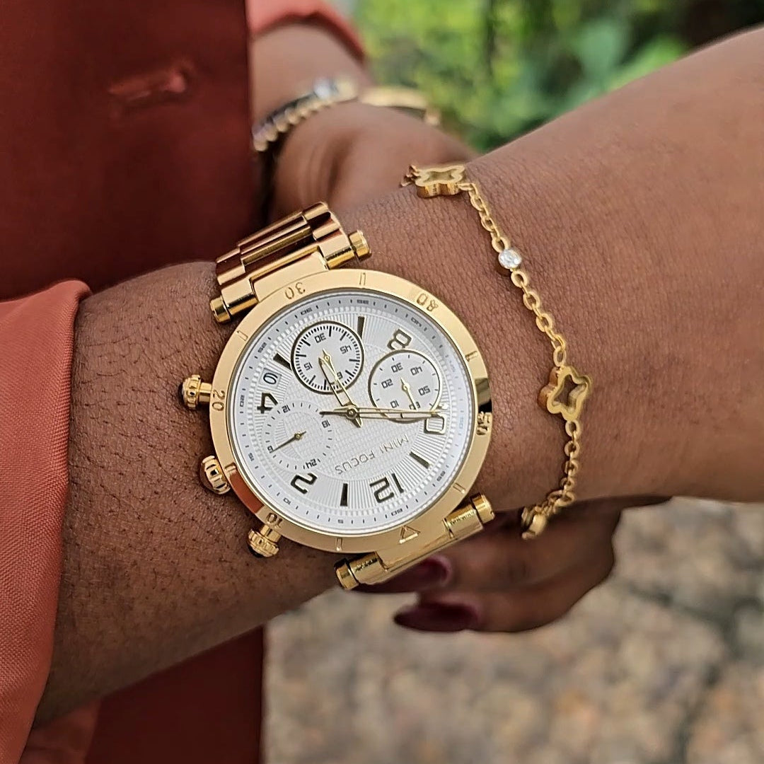 Montre dame dorée