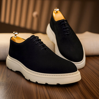 Chaussure cuir nubuck noir