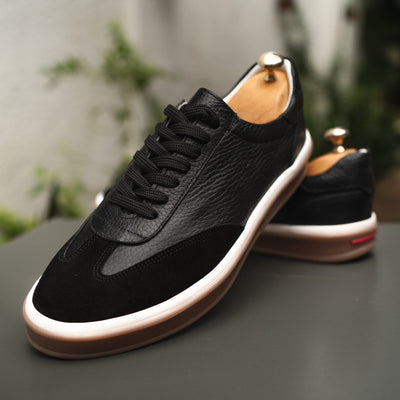 Basket relaxe noir tennis - Yazuribora