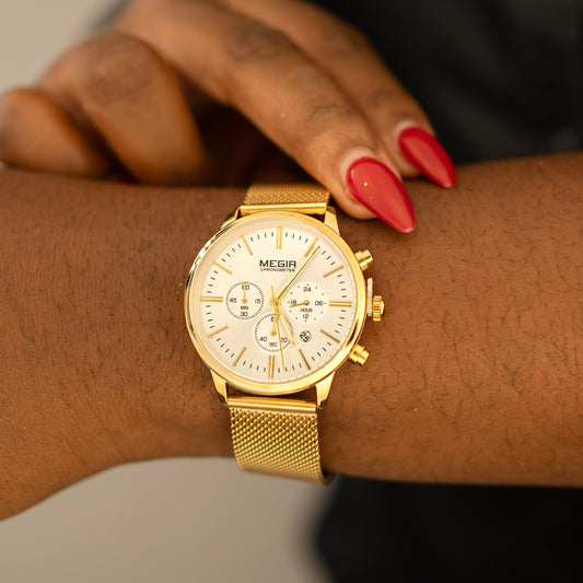 Montre dame dorée
