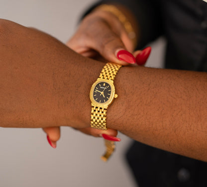 Montre dame dorée