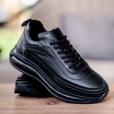Basket Noir cuir VIP - Yazuribora