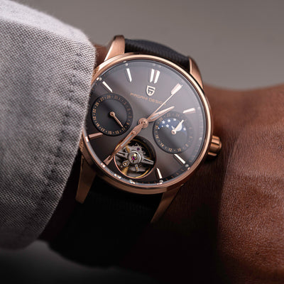 Montre classique en cuir