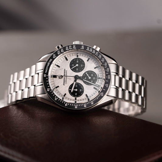 Montre homme classique argentée