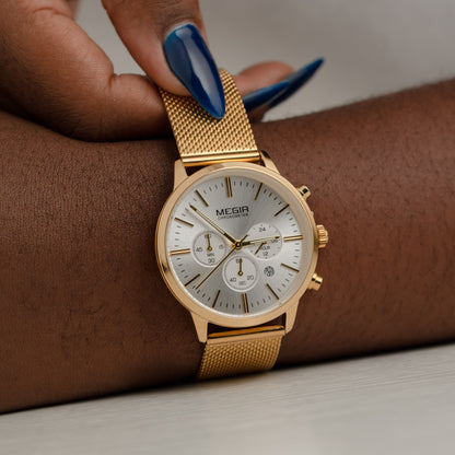Montre dame dorée