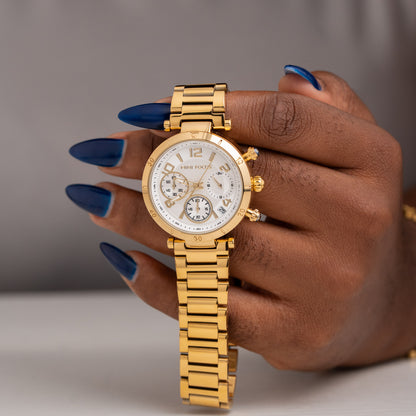 Montre dame dorée