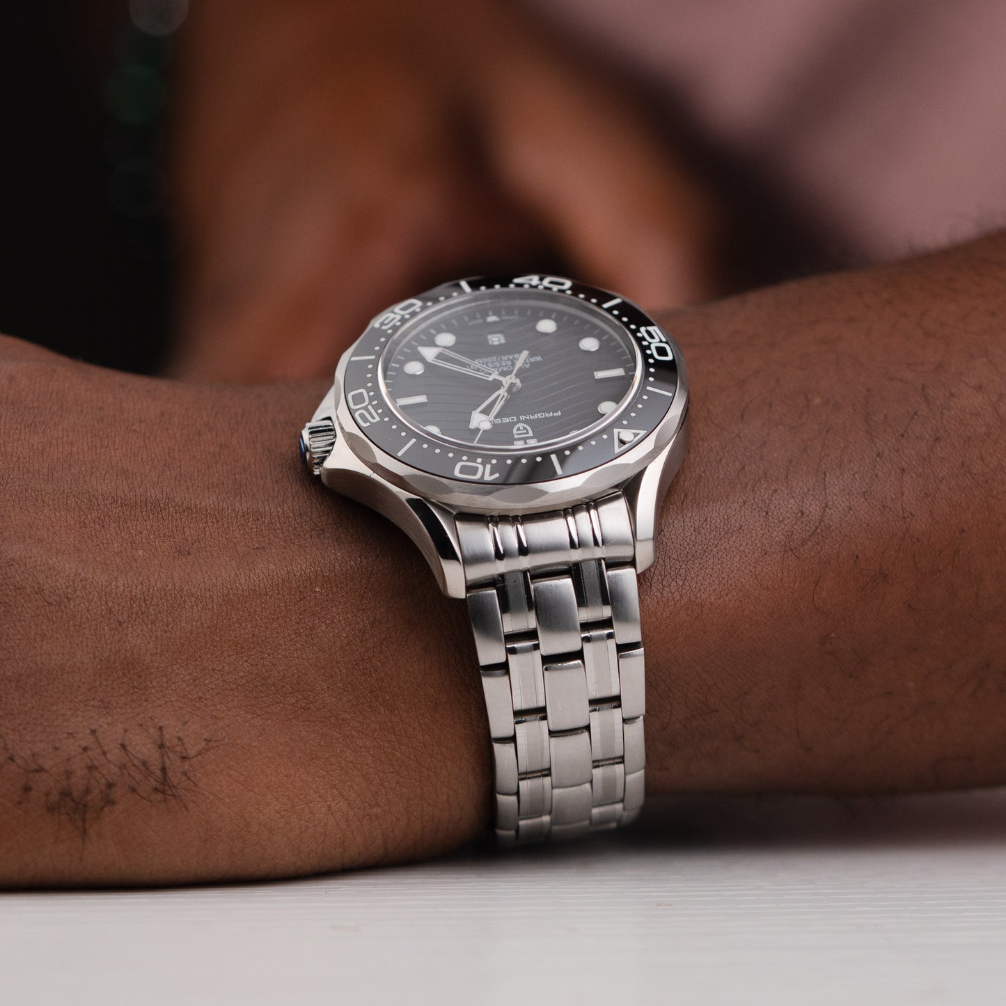 Montre Homme argentée