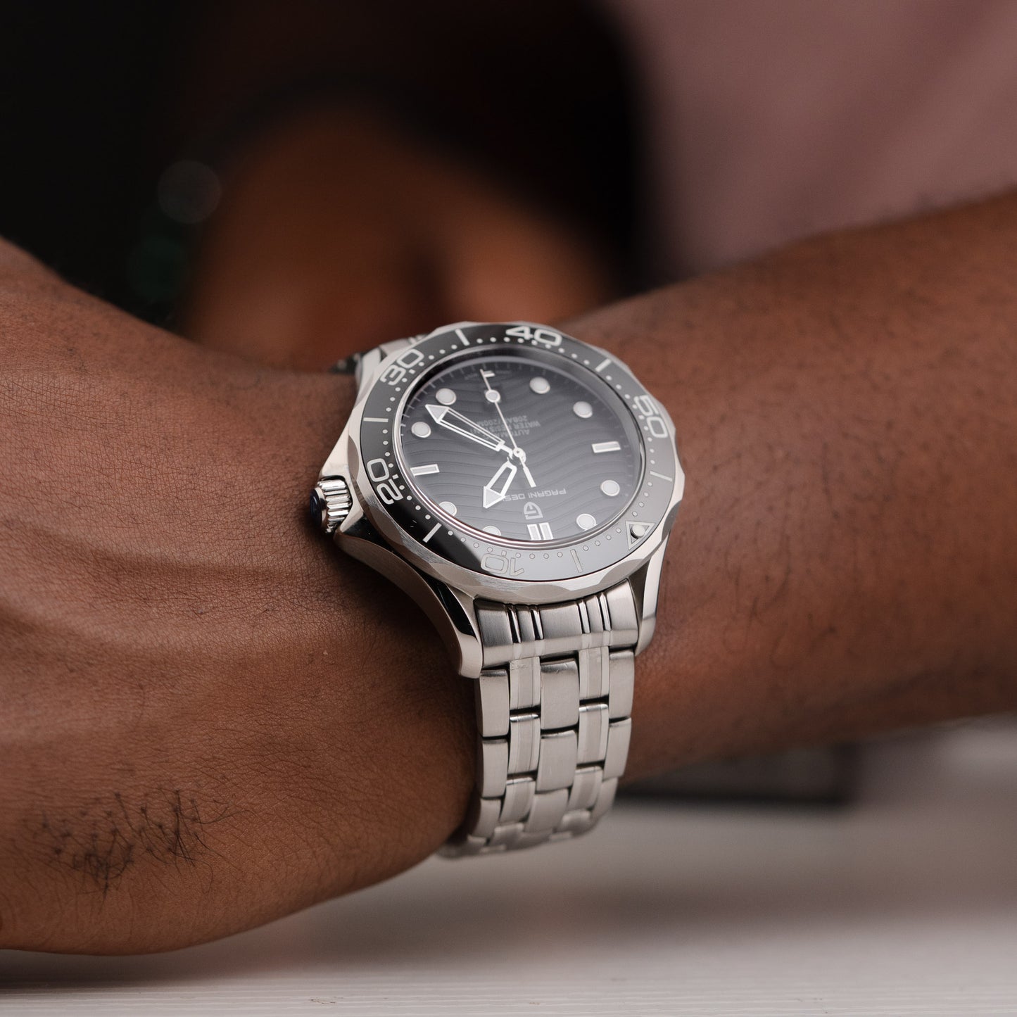 Montre Homme argentée
