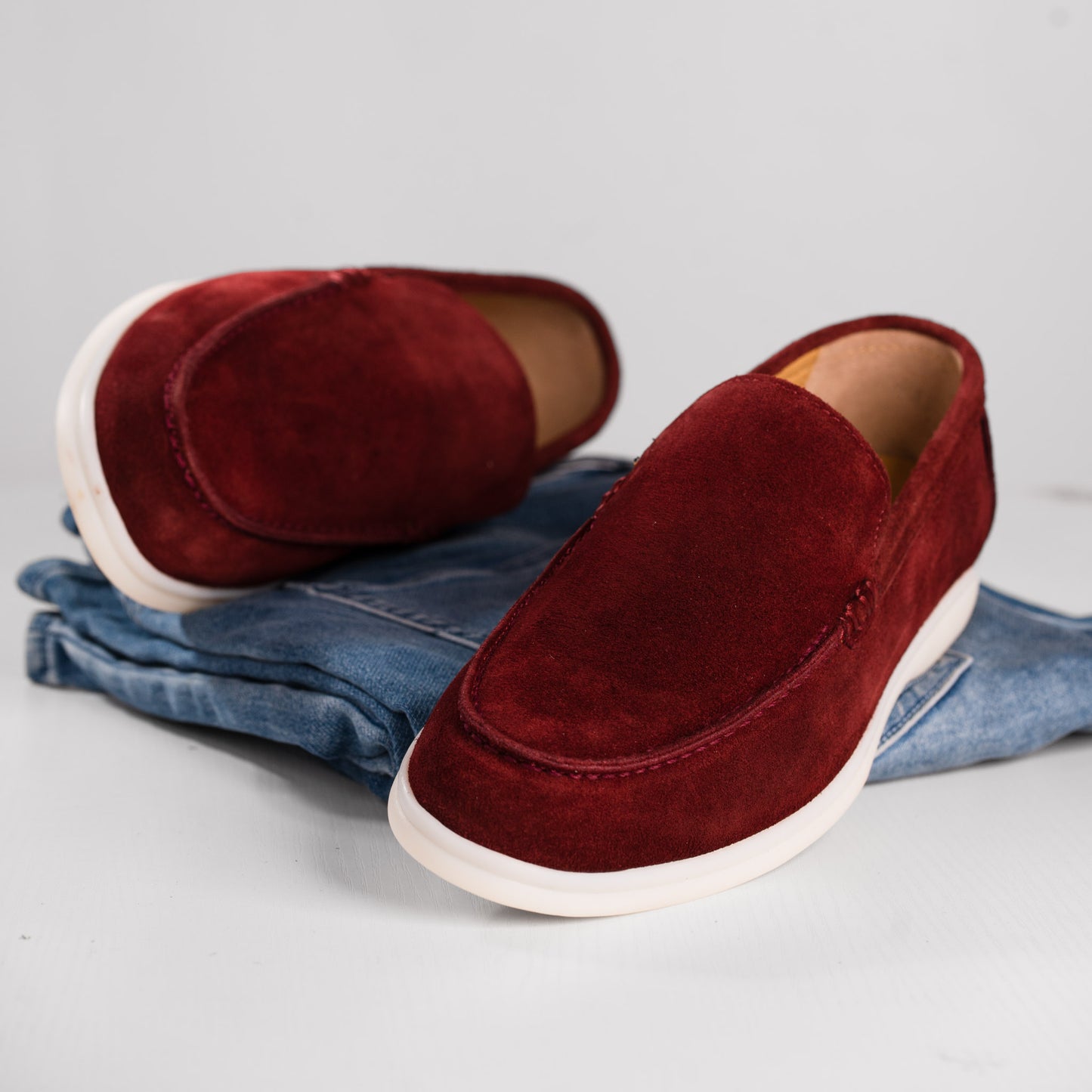 Mocassin Relaxe daim MDH8