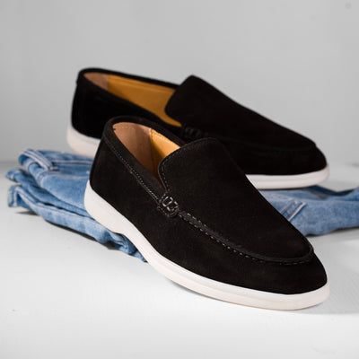 Mocassin Relaxe daim MDH1