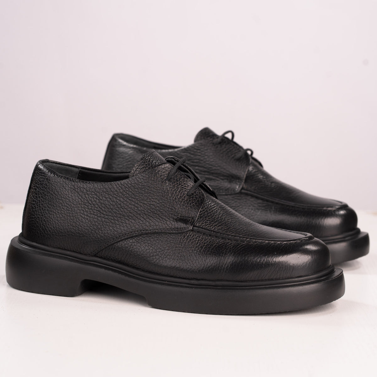Chaussure cuir Noir Ccv1