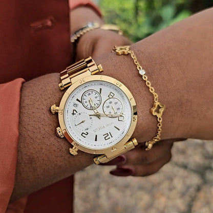 Montre dame dorée