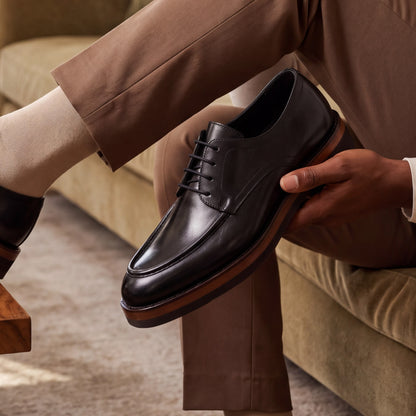 Chaussure de ville noir en cuir CCW1