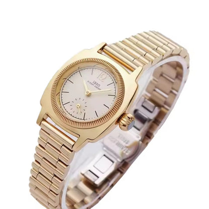 Montre dame dorée mini carré