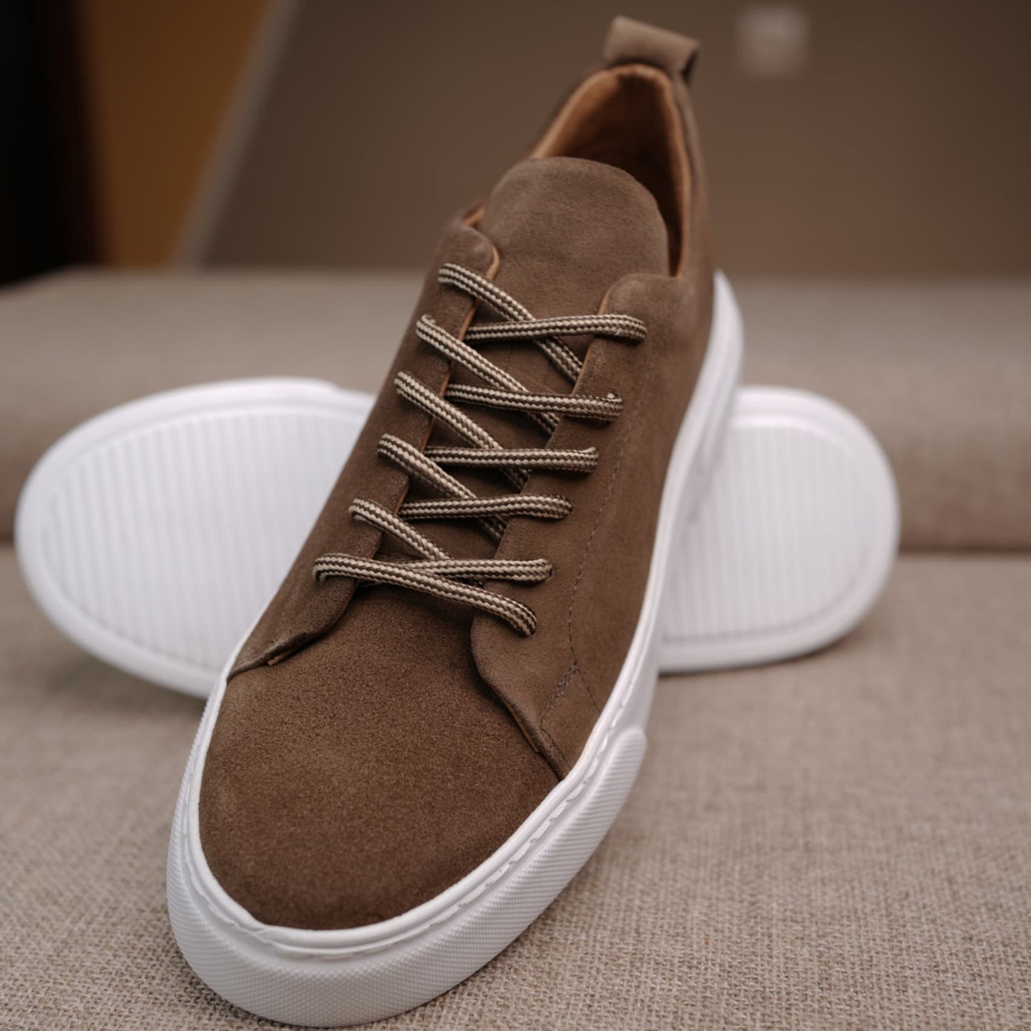 Basquet classique daim beige