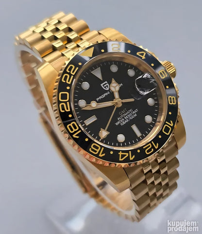 Montre homme dorée classique