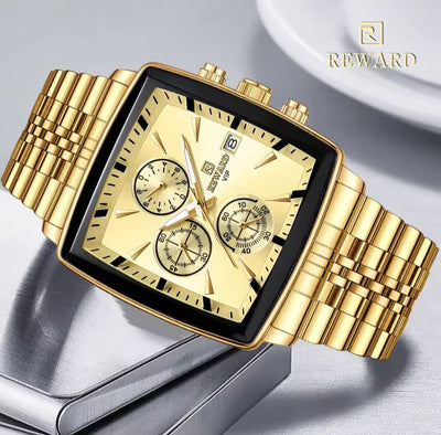 Montre Homme dorée - Yazuribora