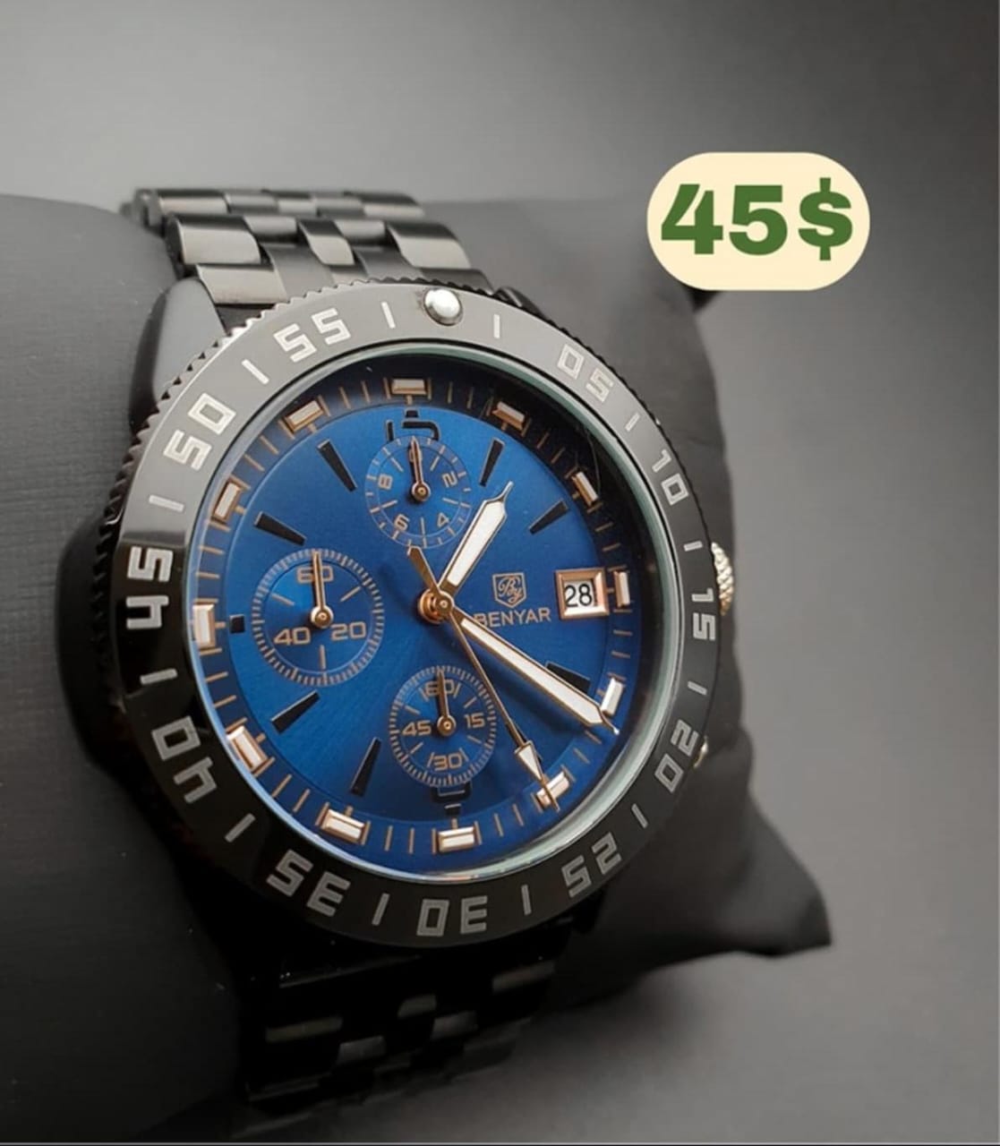 Montre homme Noir