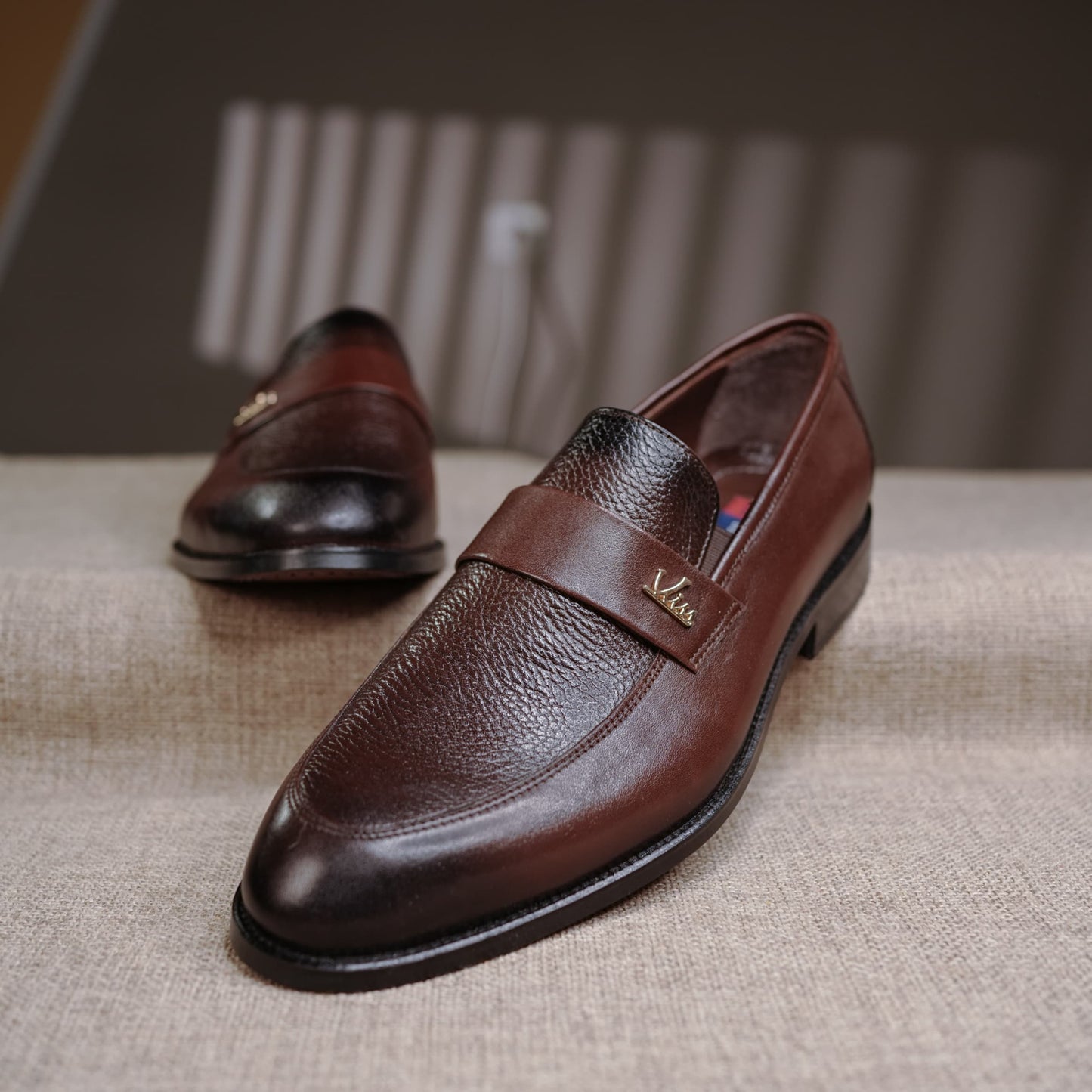 Chaussure classique cuir café