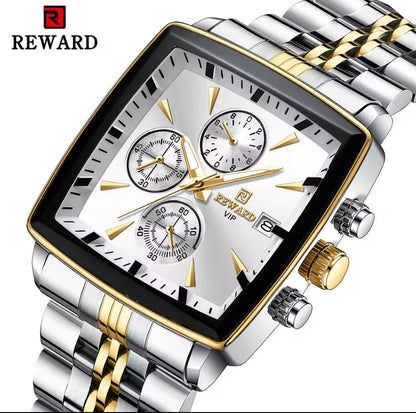 Montre Homme couleur argenté et dorée