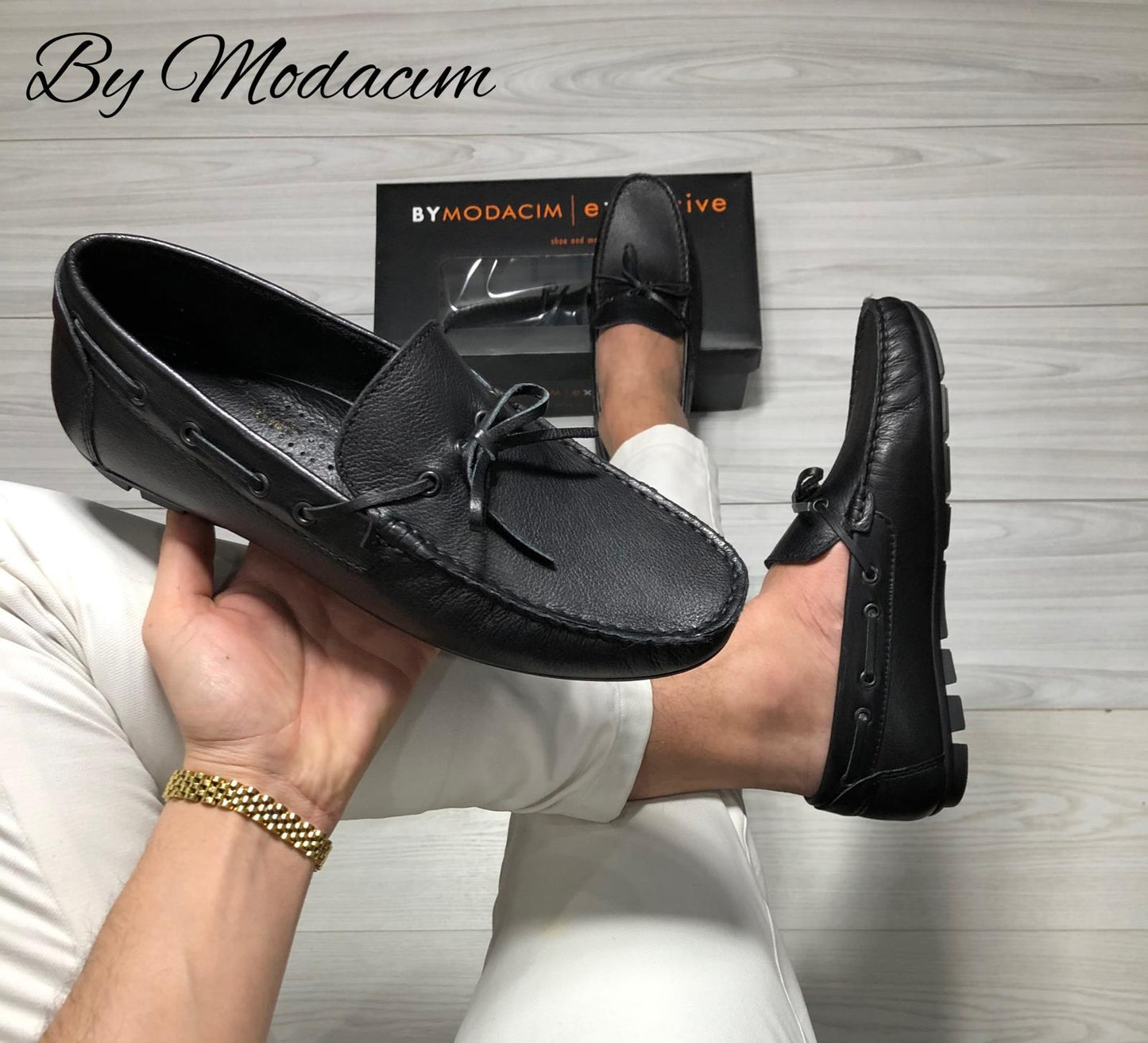 Mocassin Laset cuir MD