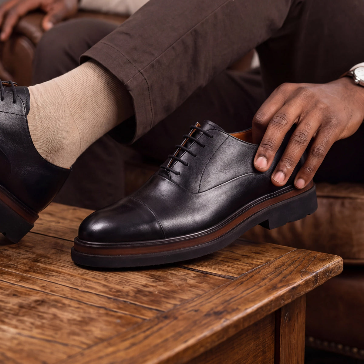 Chaussure de ville classique noir CCX1